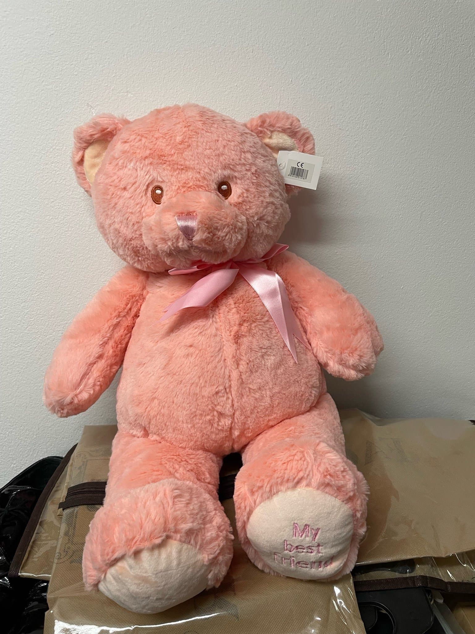 Stor Rosa Nallebjörn - Min Bästa Vän