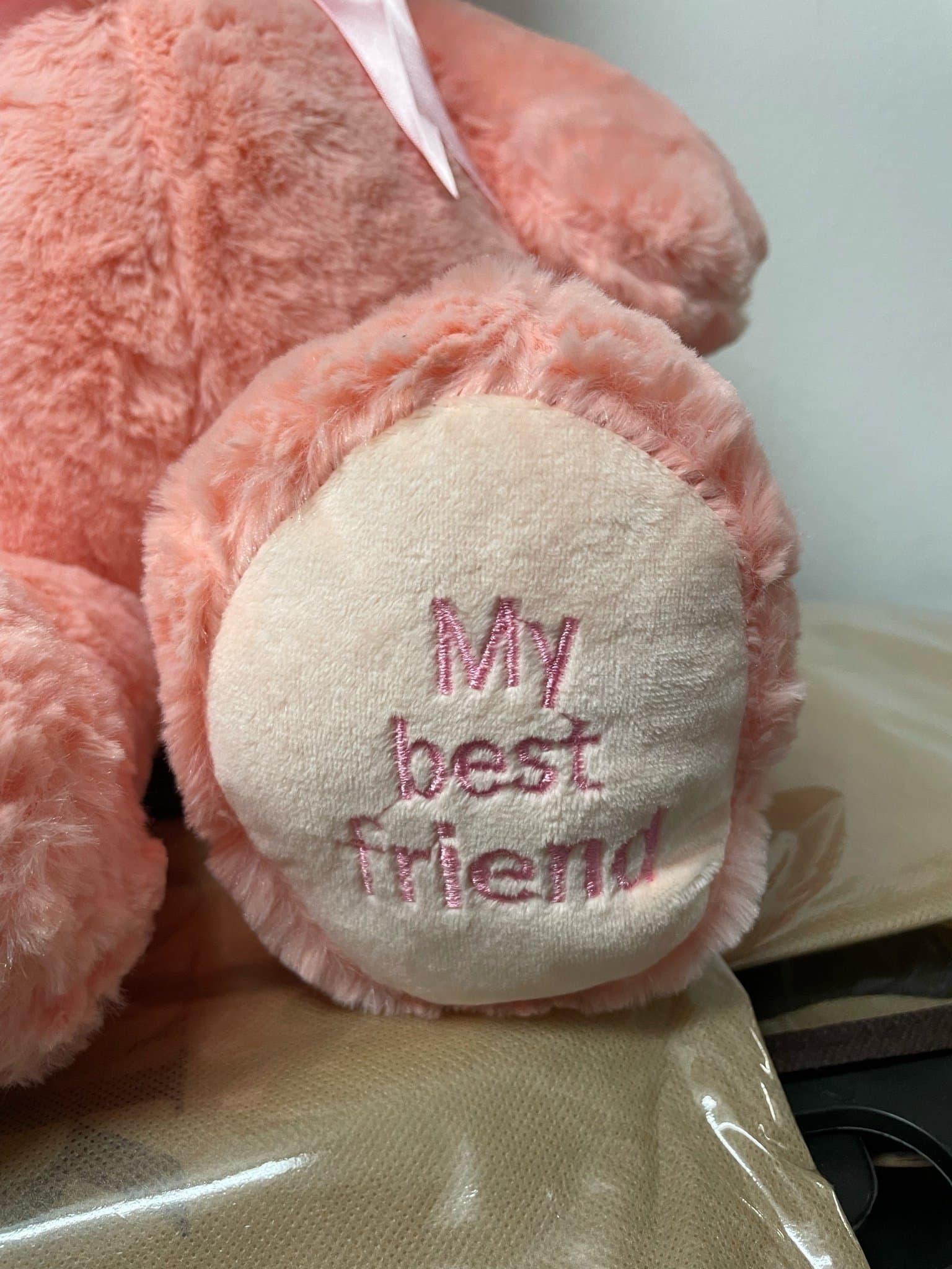 Stor Rosa Nallebjörn - Min Bästa Vän