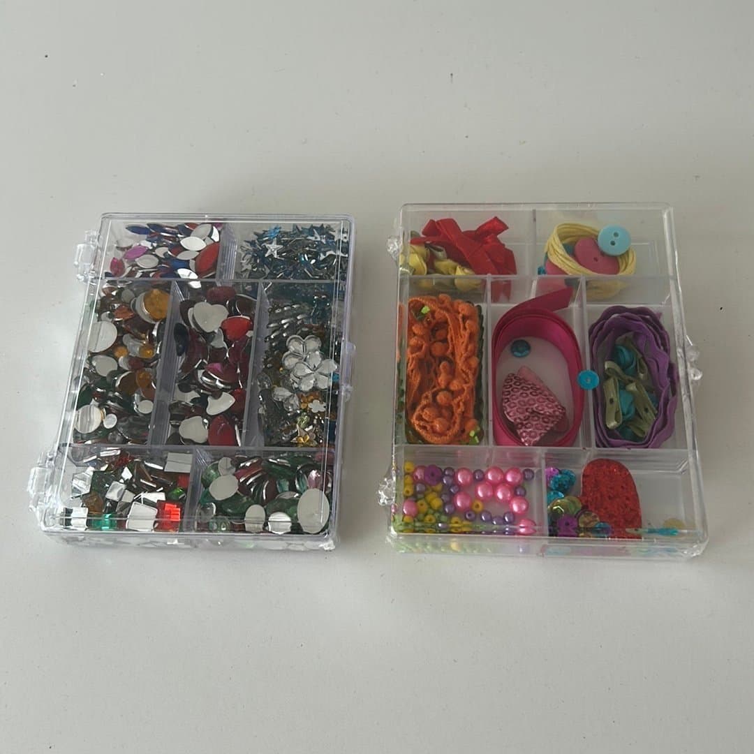 Oöppnat 2 st pysselmaterial Panduro