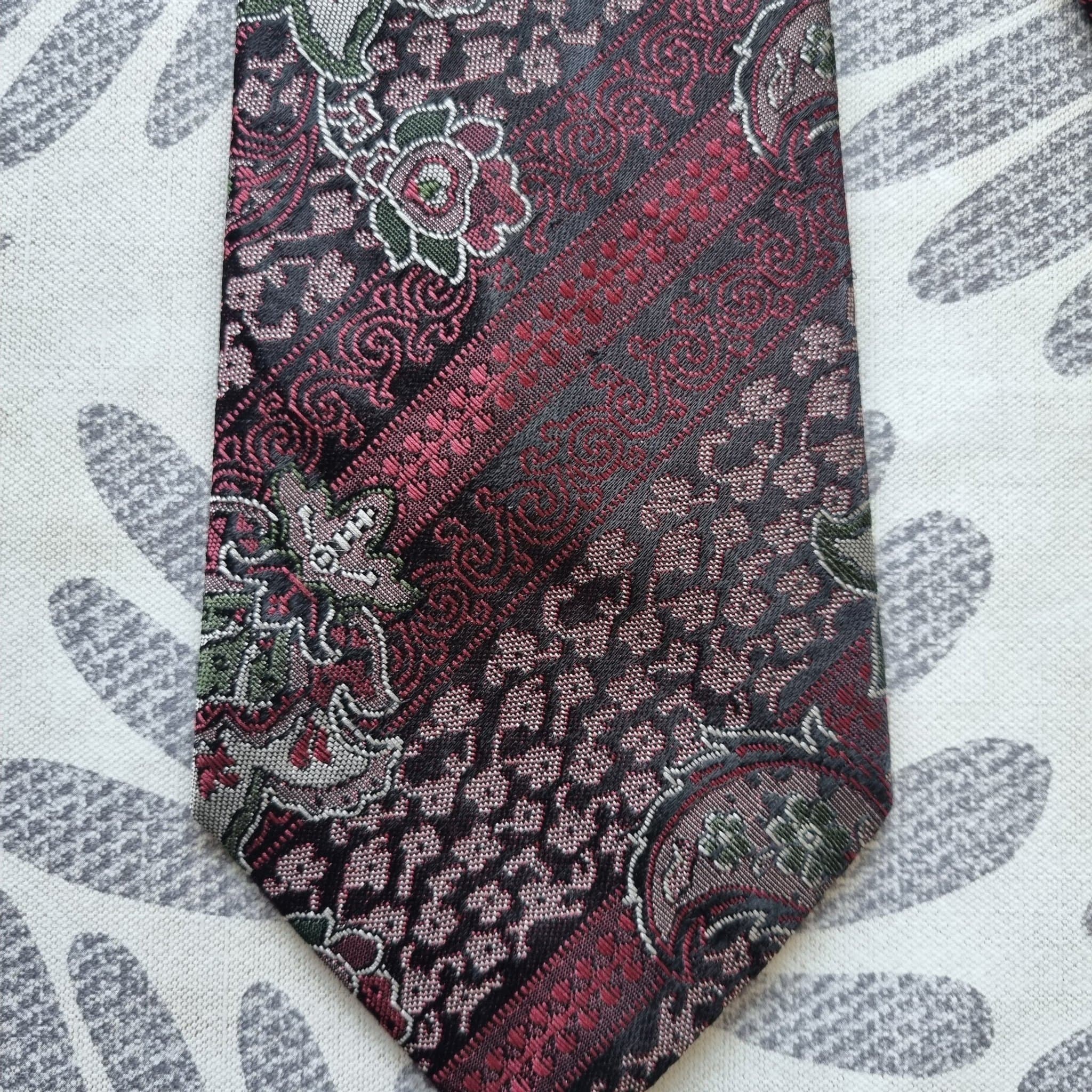 Conti flerfärgad slips vintage oanvänd