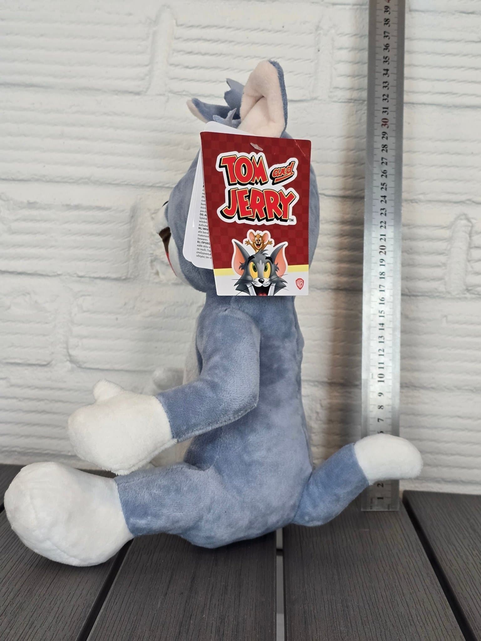 Tom och Jerry Tom Plyschdjur 34cm.