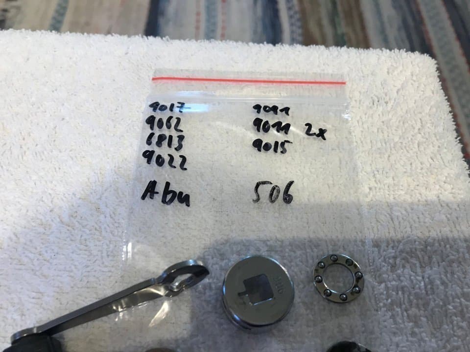 reservdel för Abu 506 här: 9017, 9062, 6813, 9022, 9011 vev