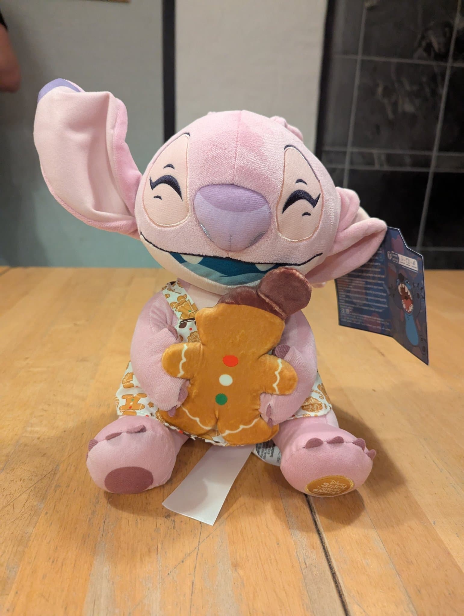 Disney Stitch Angel gosedjur med pepparkaksgubbe