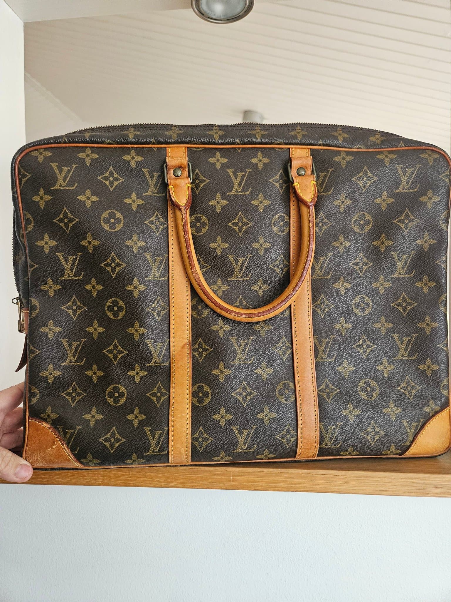 Louis Vuitton Monogram Porte Documents Voyage Business Bag