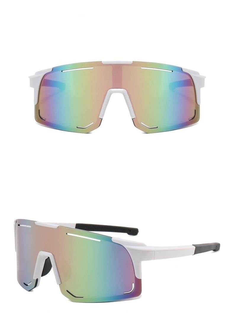 NYA Snygga Sportglasögon med Regnbågsfärgade Linser