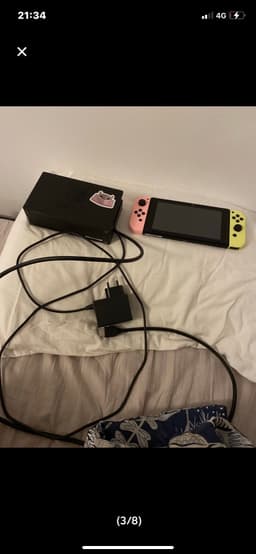 Nintendo Switch med tillbehör