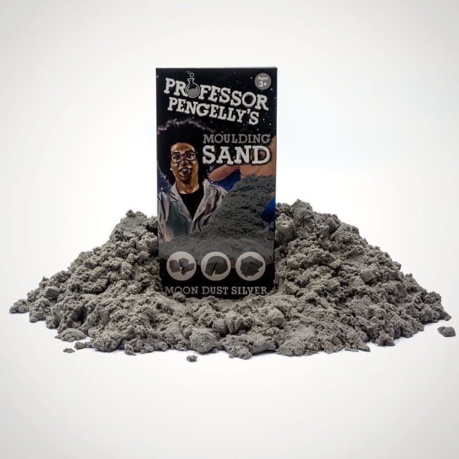 Magisk Sand Silver Professor Pengelly's Moulding Sand - Kinetisk Sand 1kg