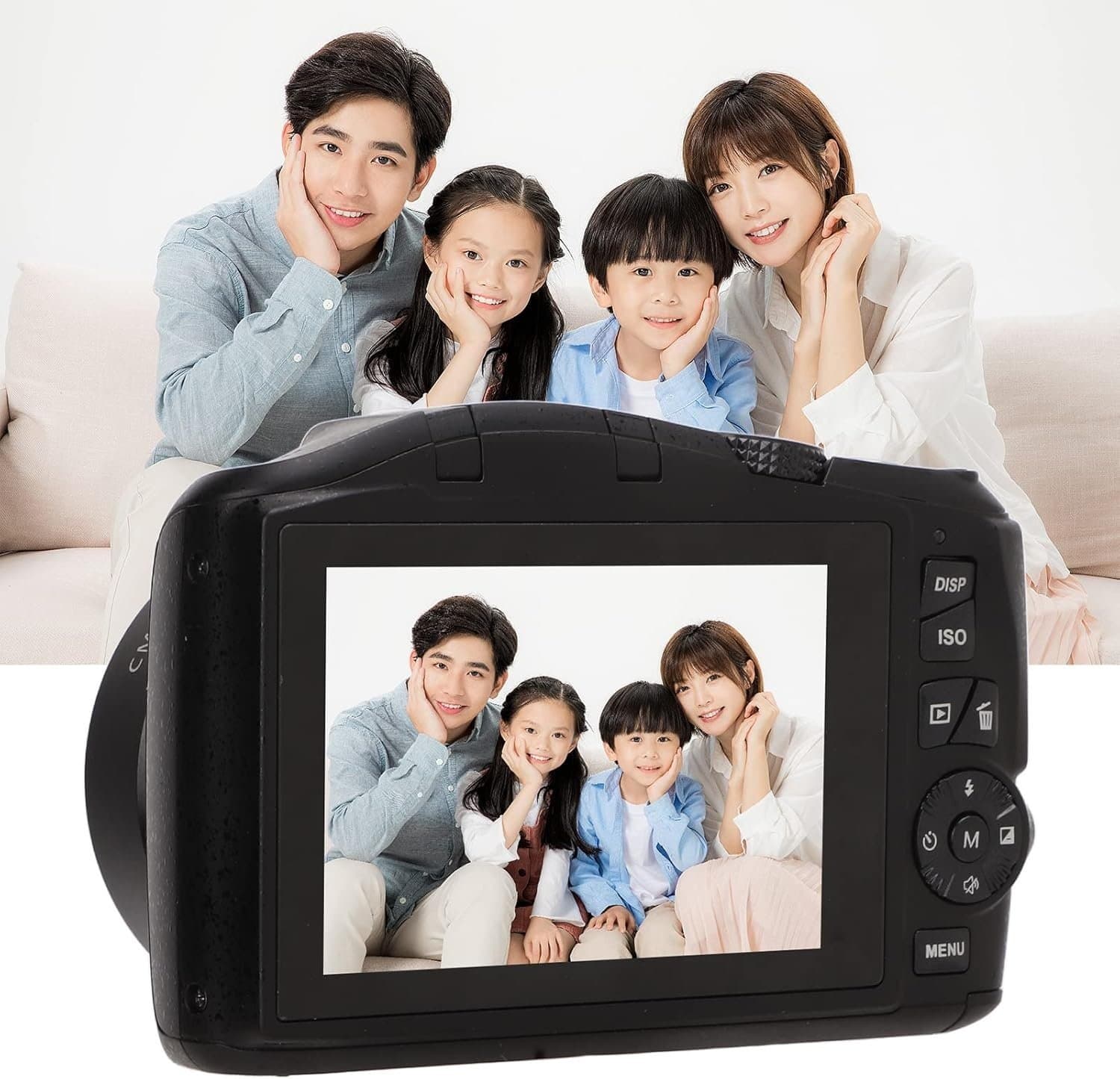 4K Digitalkamera •48MP • 128gb • 16x Zoom • 3.2 " skärm • Laddbar • SV-FF