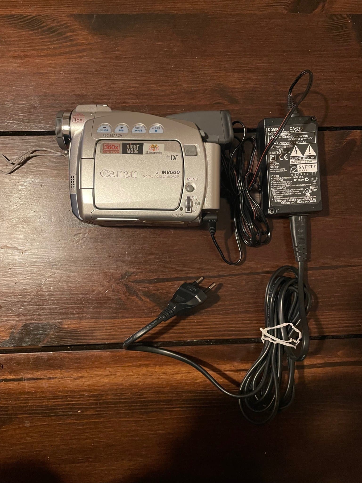 MINIDV VIDEOKAMERA CANON