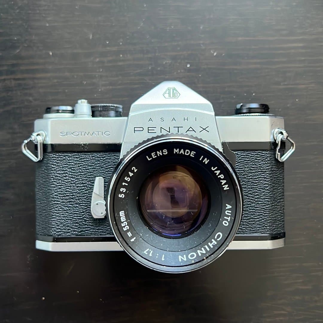 Pentax Spotmatic SP Analog systemkamera med tre objektiv