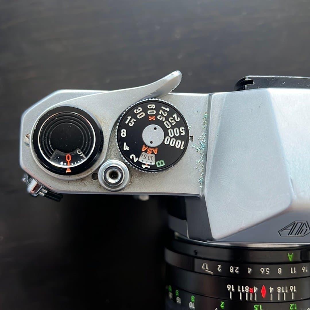 Pentax Spotmatic SP Analog systemkamera med tre objektiv