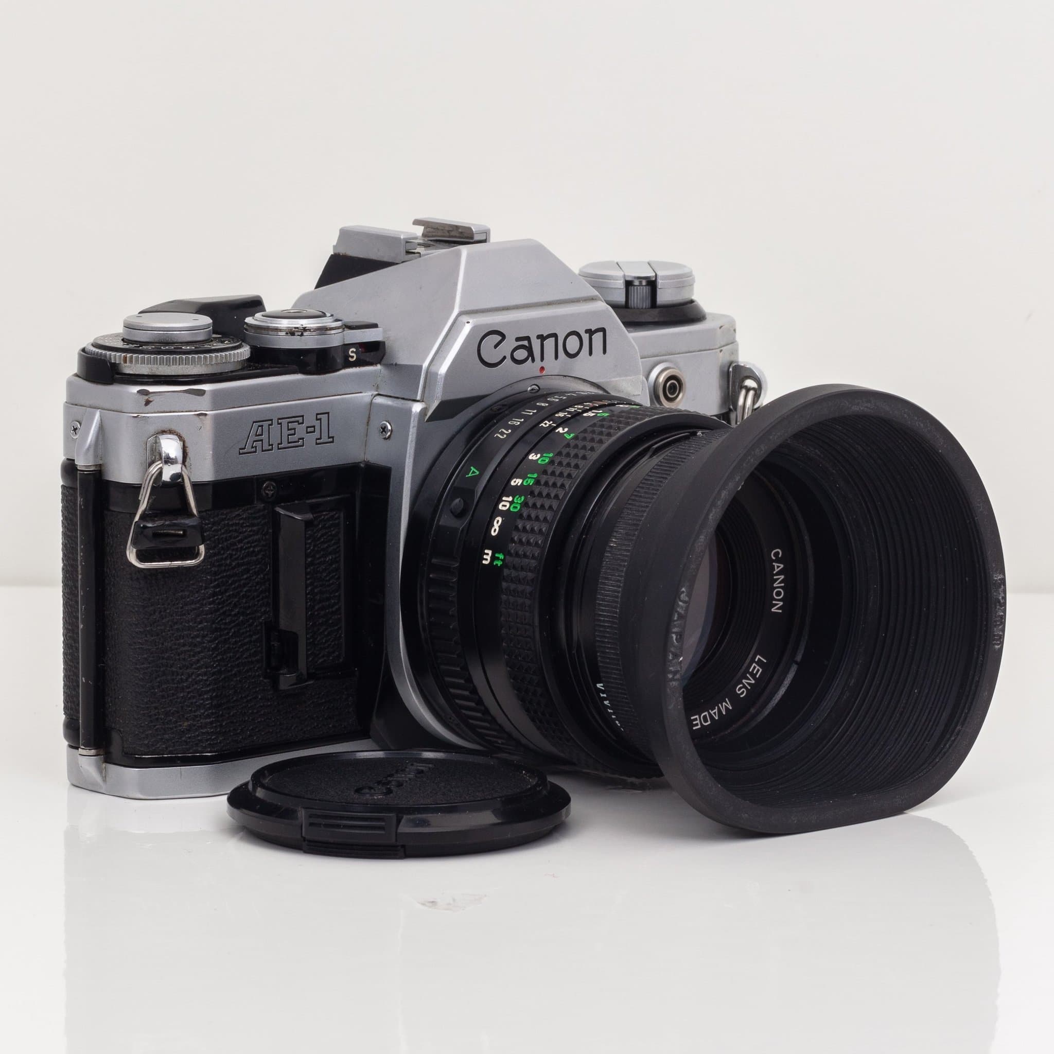 Canon Ae-1 / Canon 50 1:1.8 / Perfekt systemkamera för nybörjaren!