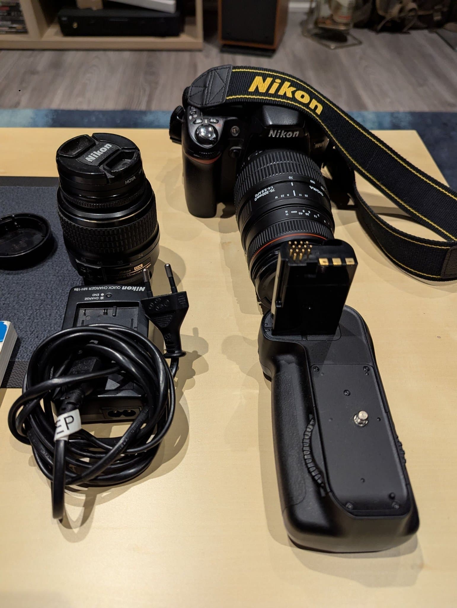 Nikon D80 Systemkamera med Objektiv