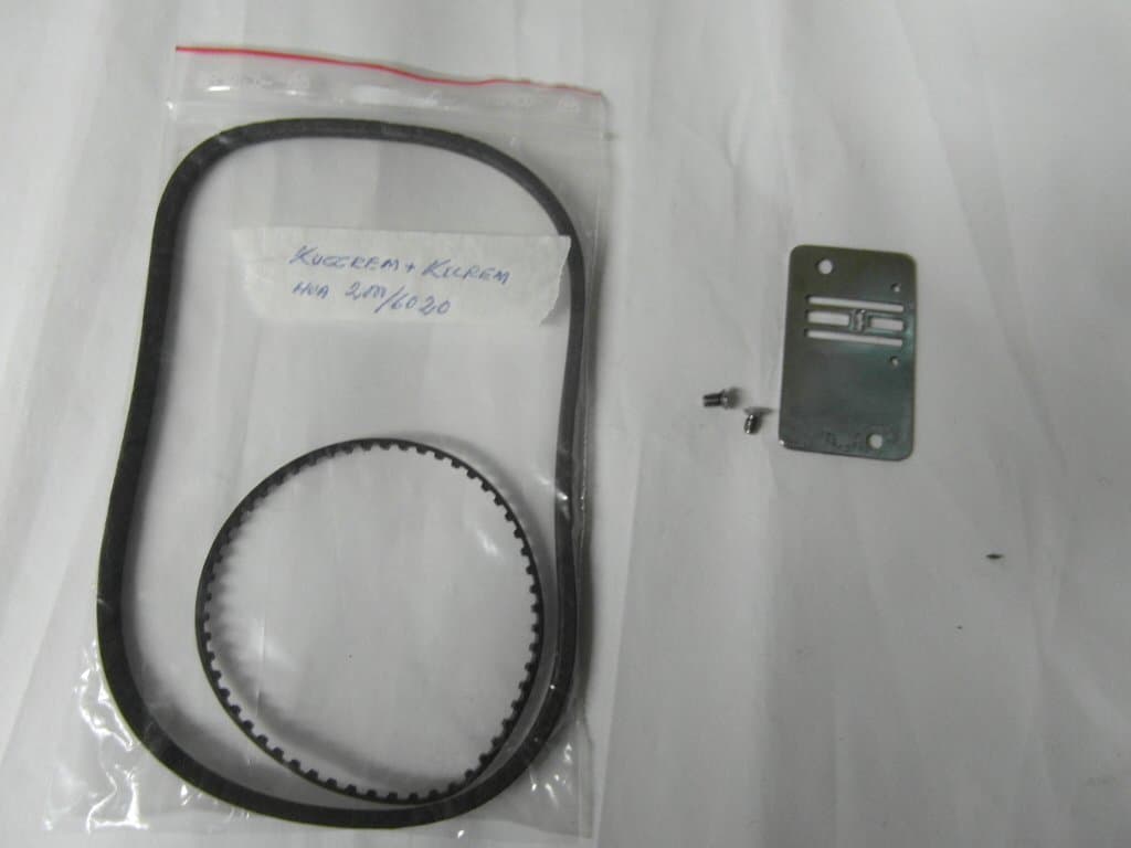 Kilrem ,Kuggrem +Stygnplåt med skruvar passar Husqvarna 2000/6020 (Bra att ha)