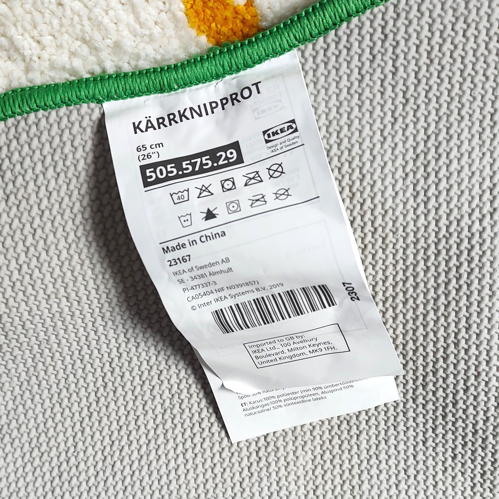 KÄRRKNIPPROT. MATTA. IKEA