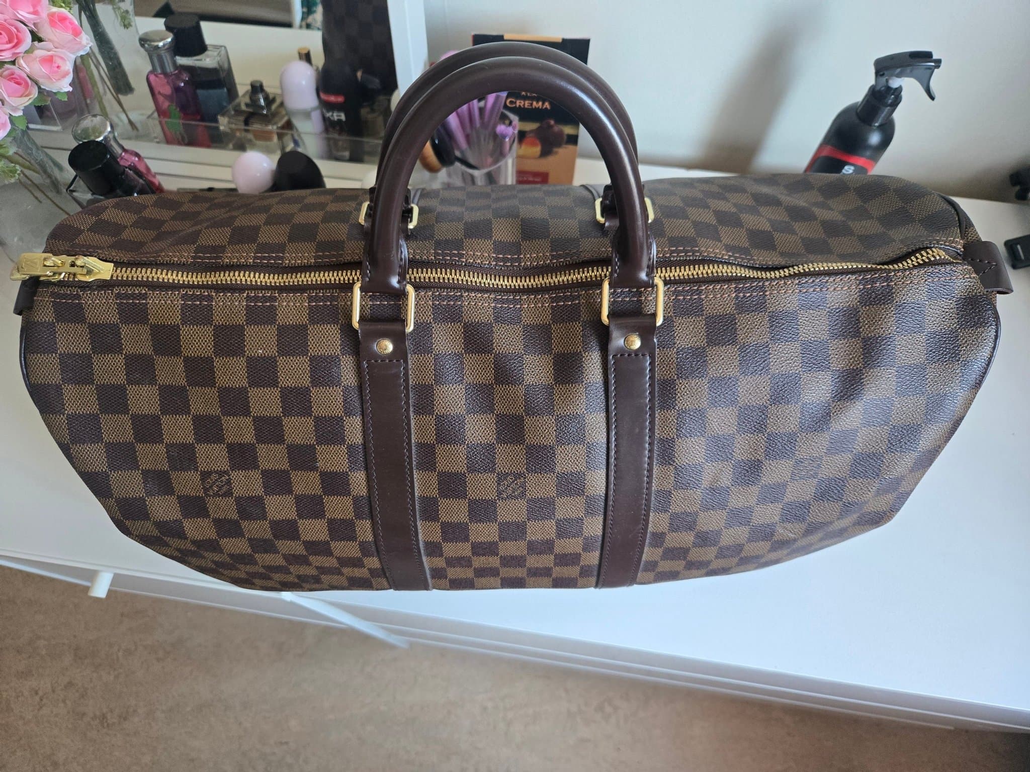 Louis Vuitton Keepall 50 Damier Ebene