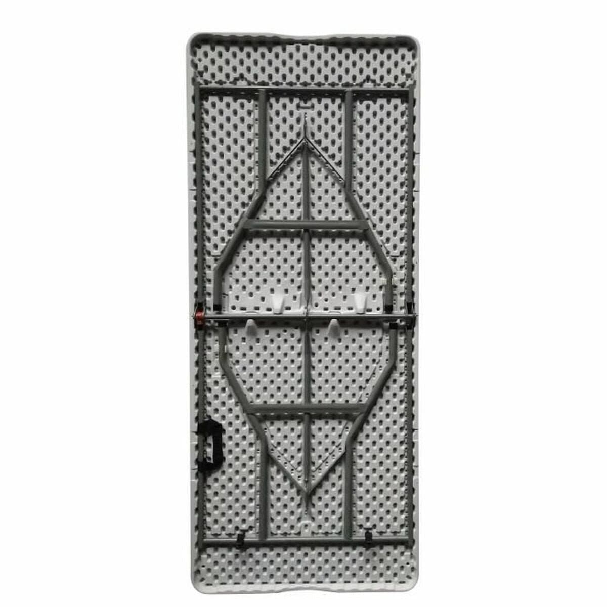 Hopfällbart bord metall/plast – 180 × 75 × 74 cm