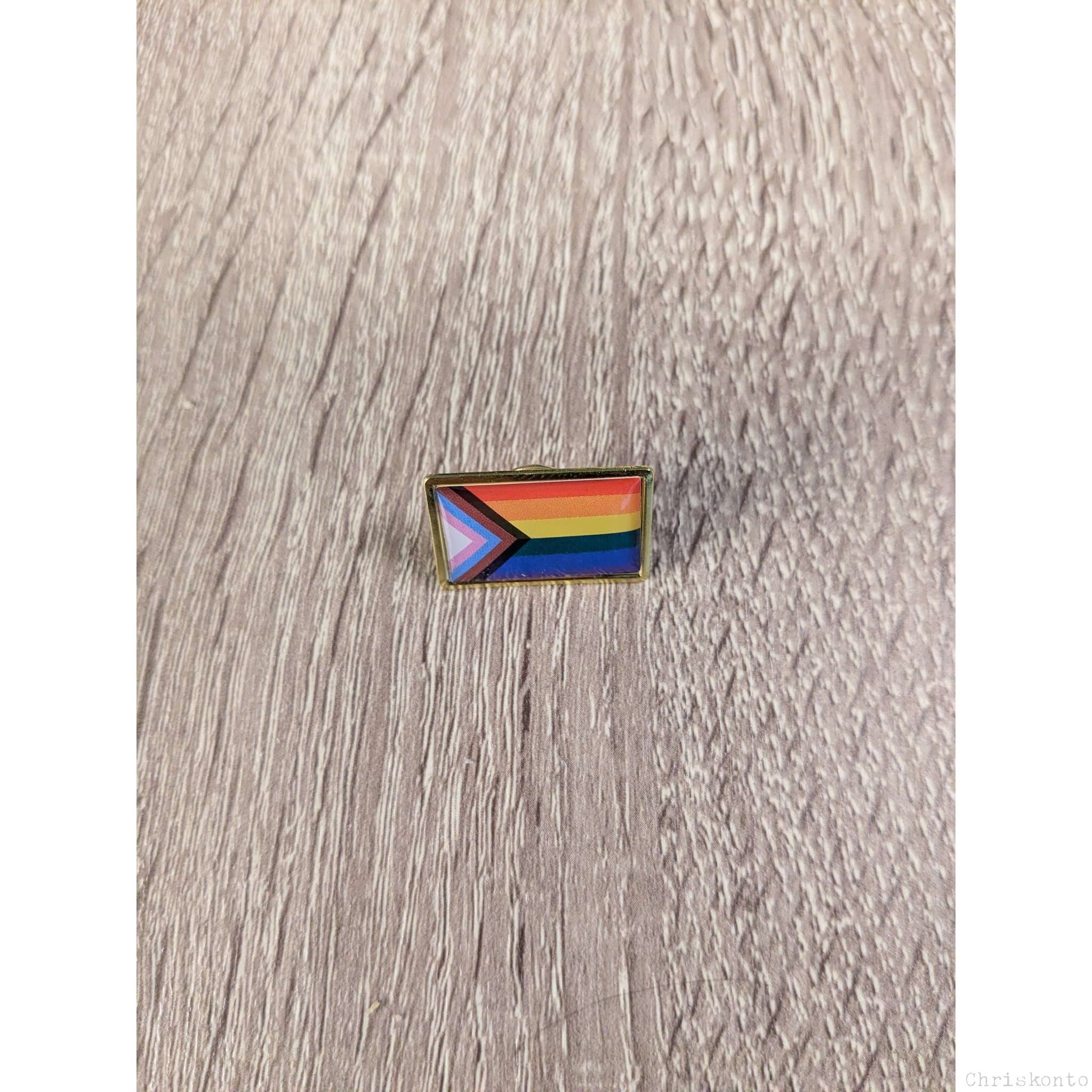 [Ny] Fri Frakt Pin Pride Flagga Regnbåge Flaggnål Brosch LGBTQ Inclusive