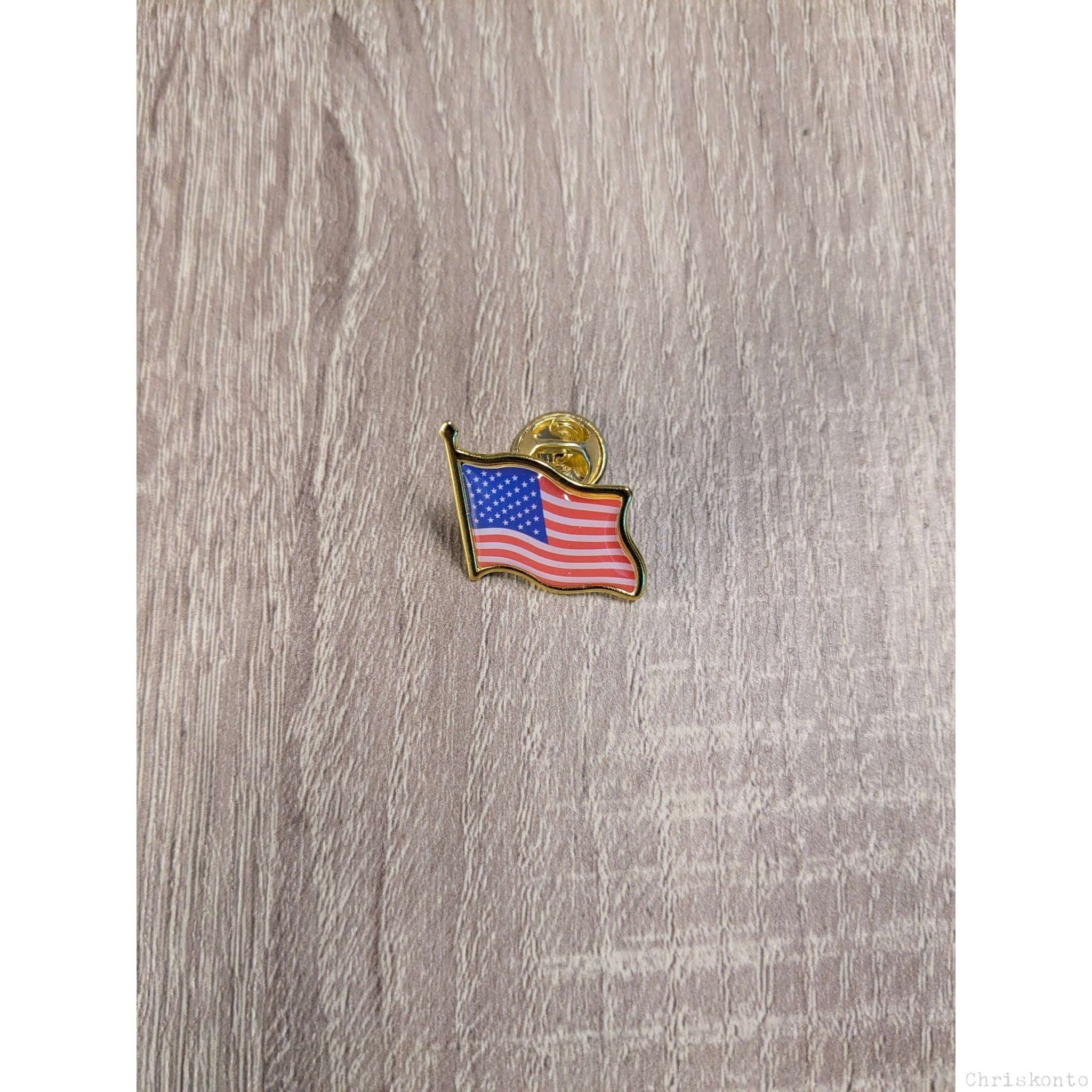 [Ny] Fri Frakt Pin USA Flagga Amerikanska Flaggnål Brosch Emalj Amerikansk