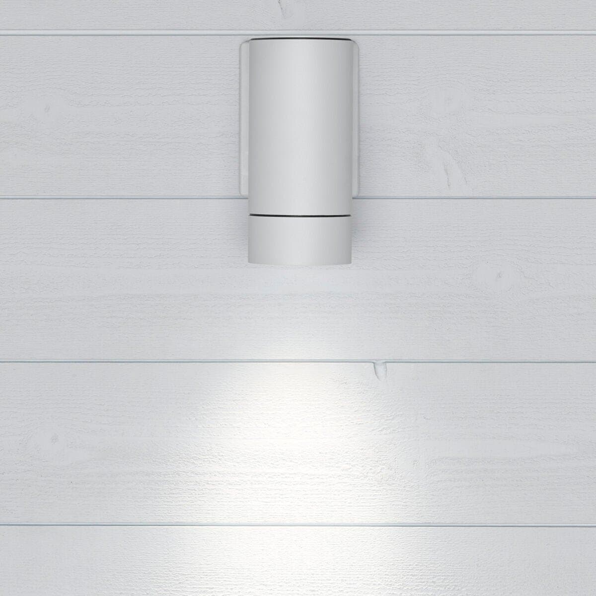 NYA! Hide-a-Lite Vägglampa Milo I GU10 230v Vit Utomhus IP55 inkl moms