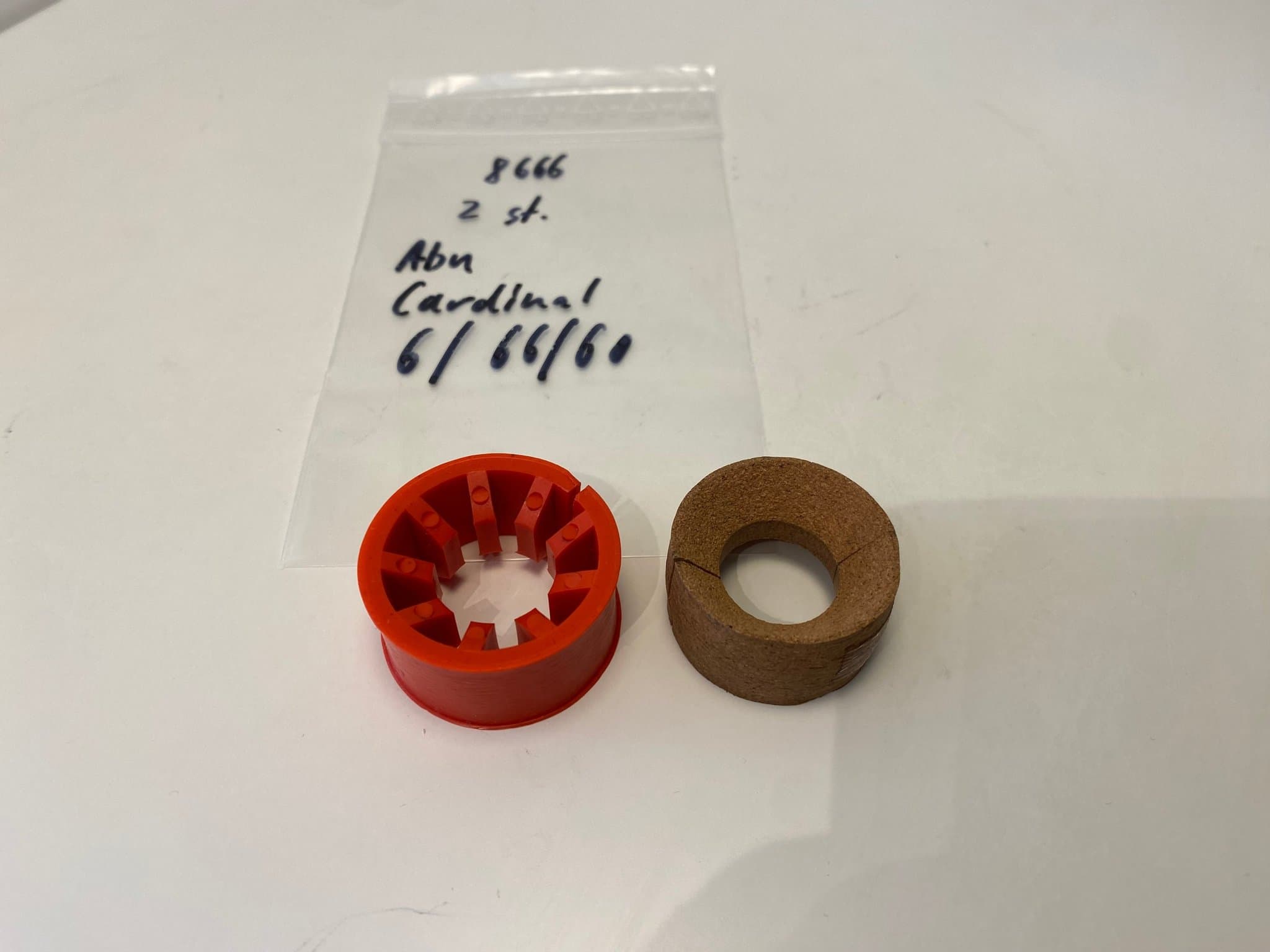 reservdel Abu Cardinal 6/66/60 original spolringar 2 stycken 8666