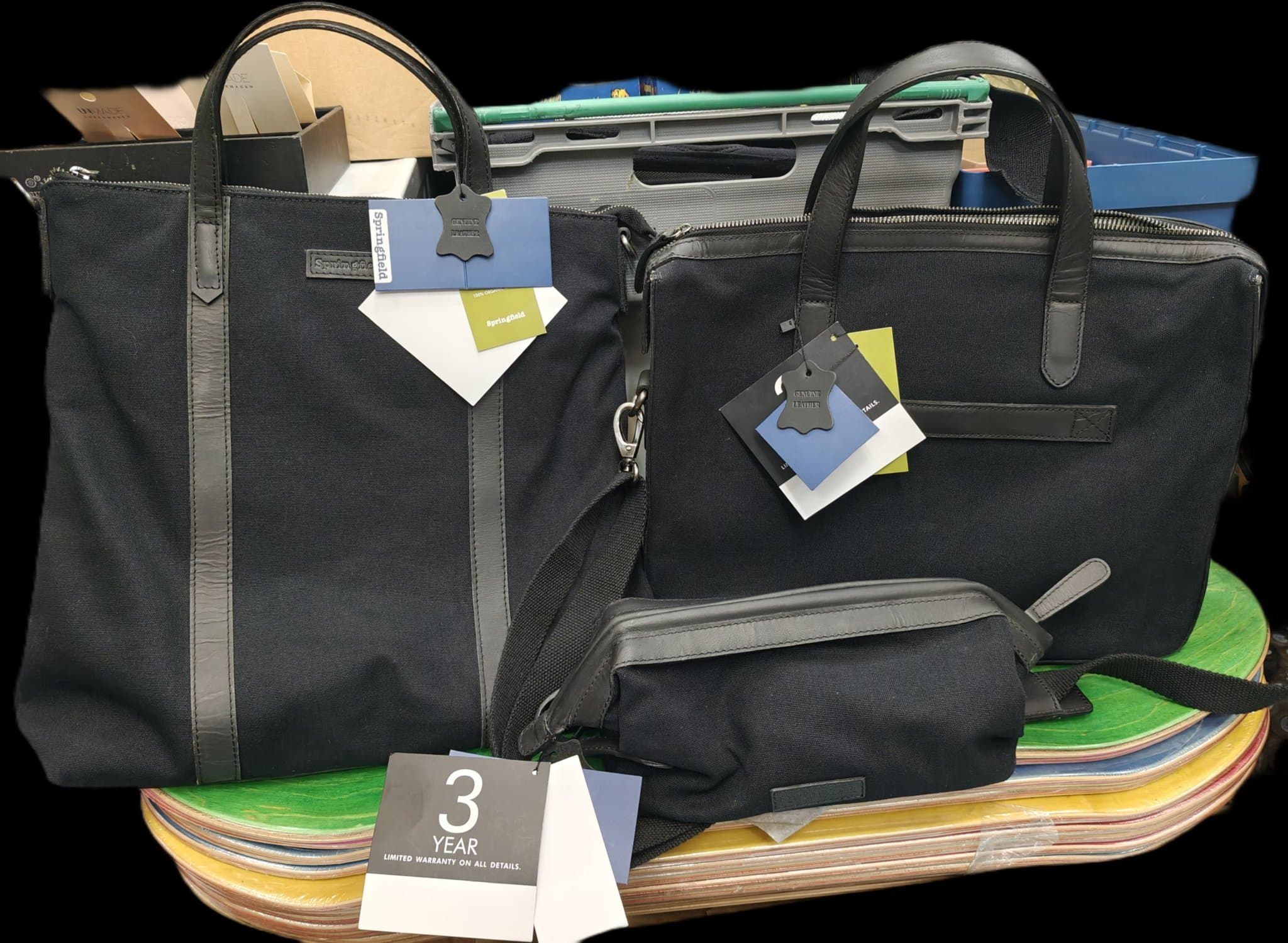 Springfield Väskset - Svart . Svarta väskor. NWT