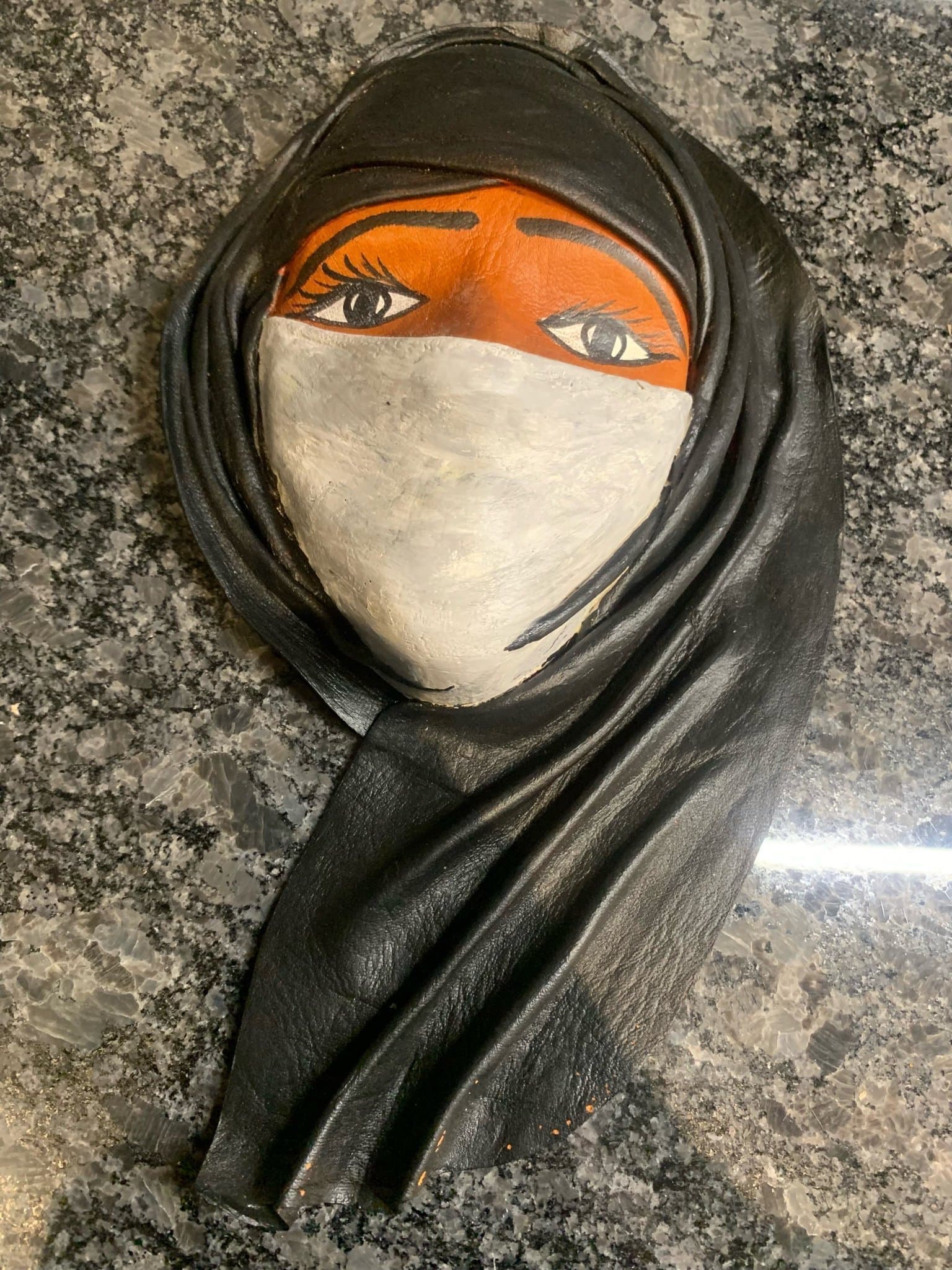 Retro Väggdekoration i läder