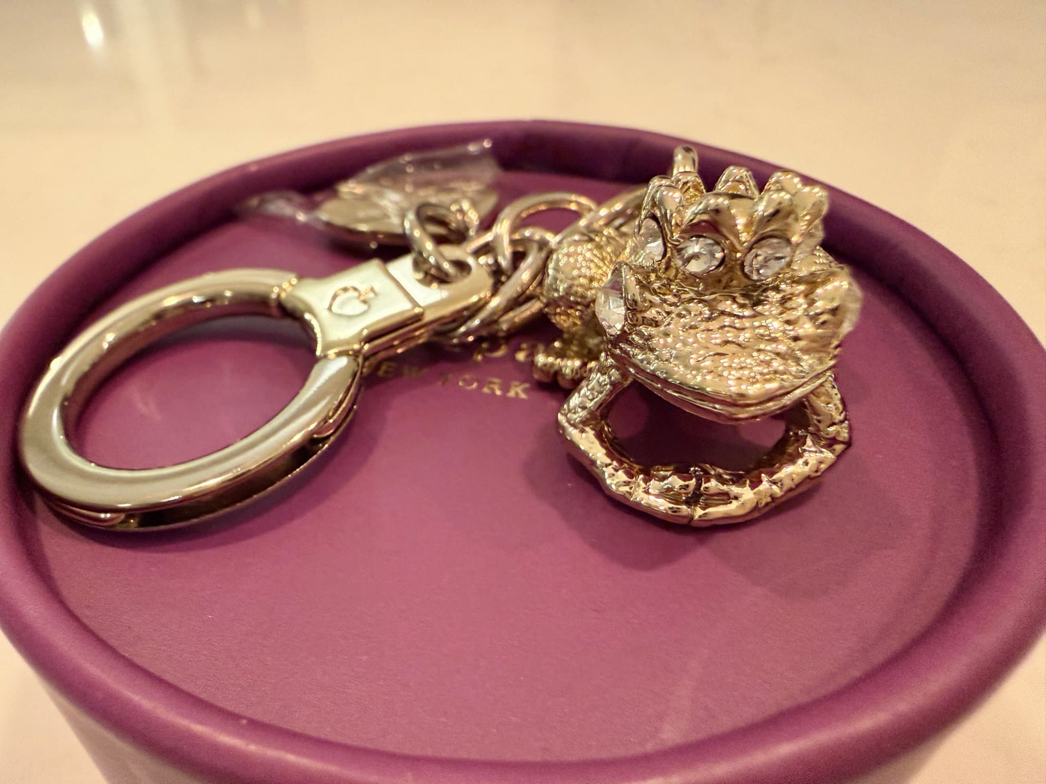 Kate Spade New York Frog Keychain / Bag Charm