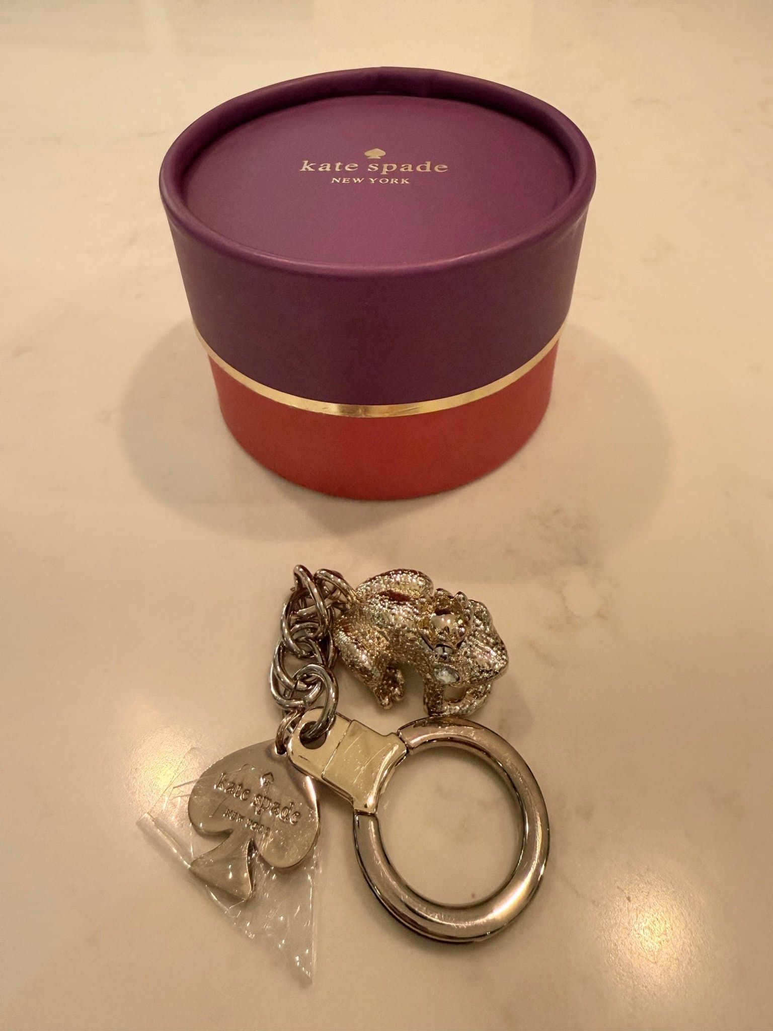 Kate Spade New York Frog Keychain / Bag Charm