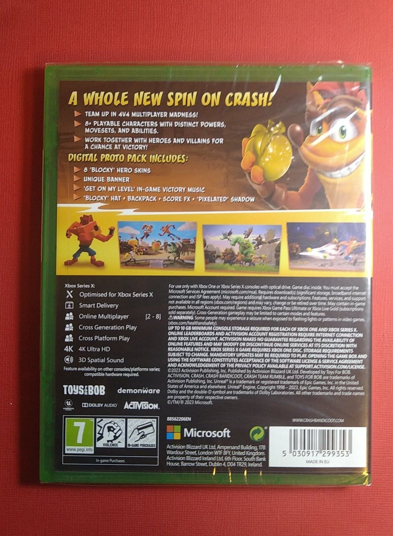 Crash Team Rumble Deluxe Cross-Gen Edition Xbox Series X/Xbox One NY