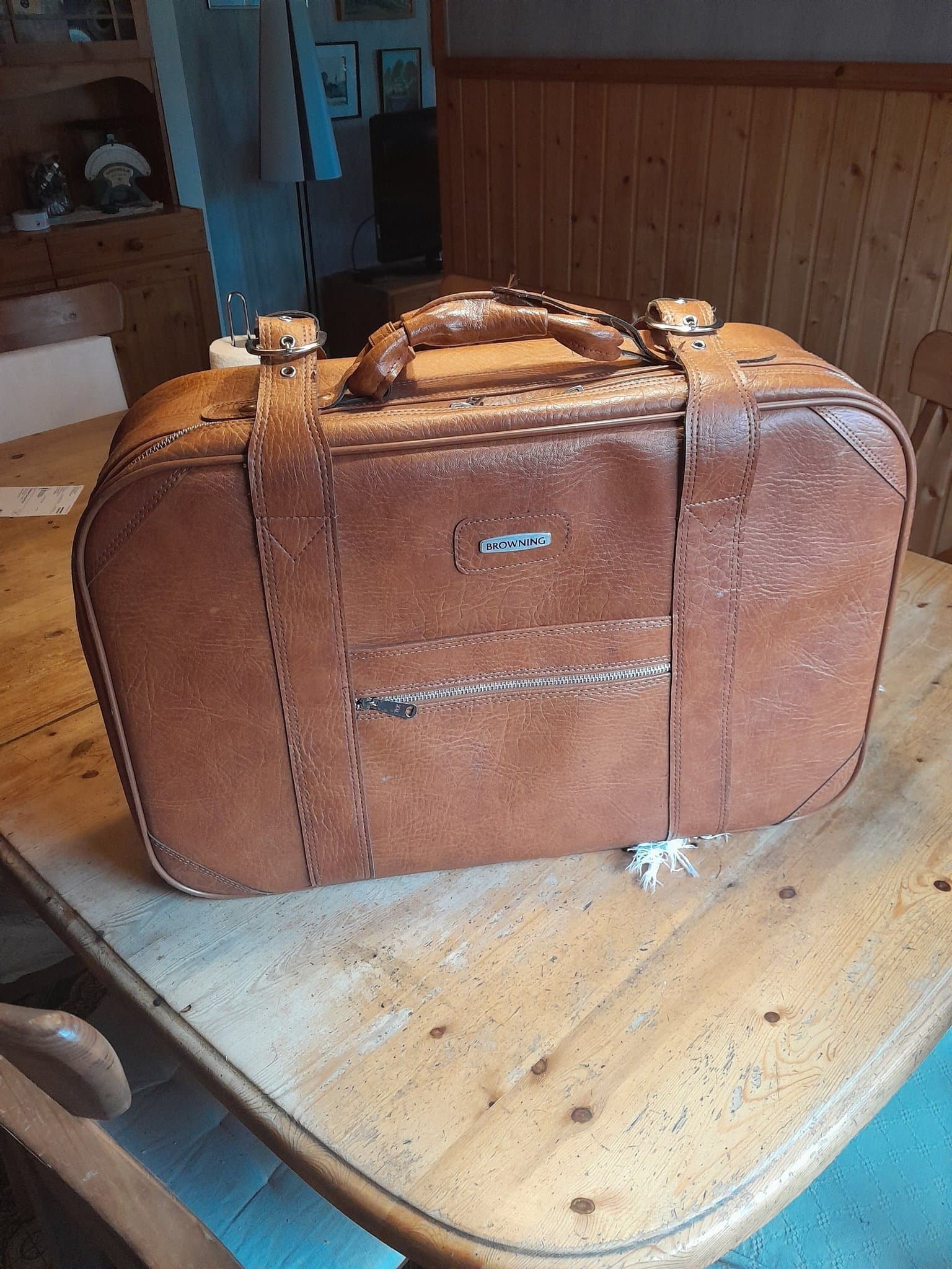 Retro RESVÄSKA av märket BROWNING