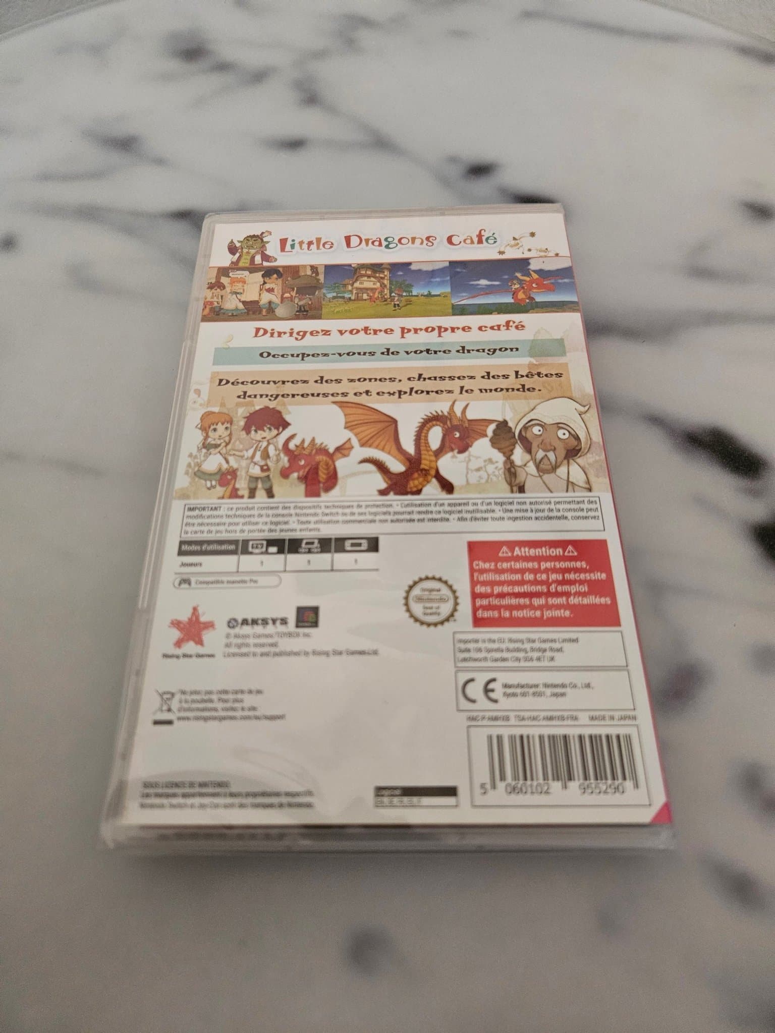 NY Little Dragons Café Nintendo Switch Spel FR