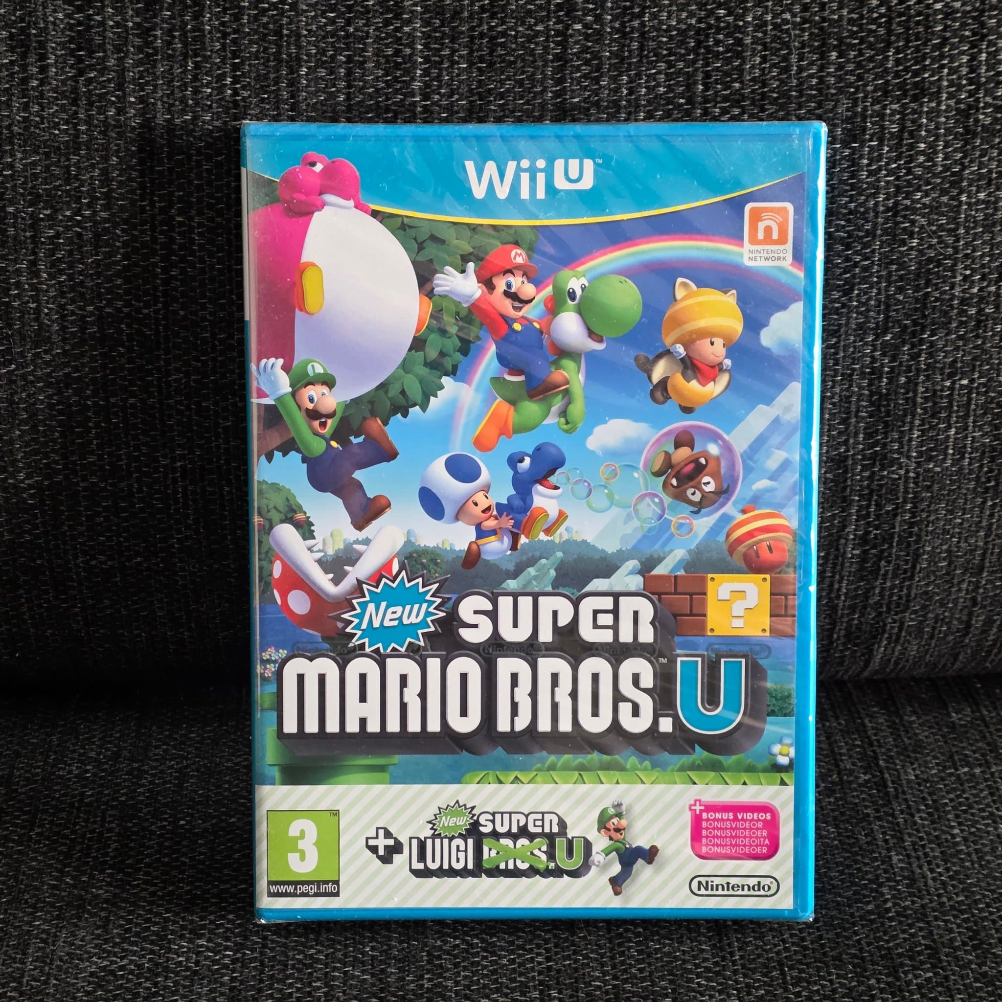 NY INPLASTAD! UK4 New Super Mario Bros. U + New Super Luigi U - Nintendo Wii U