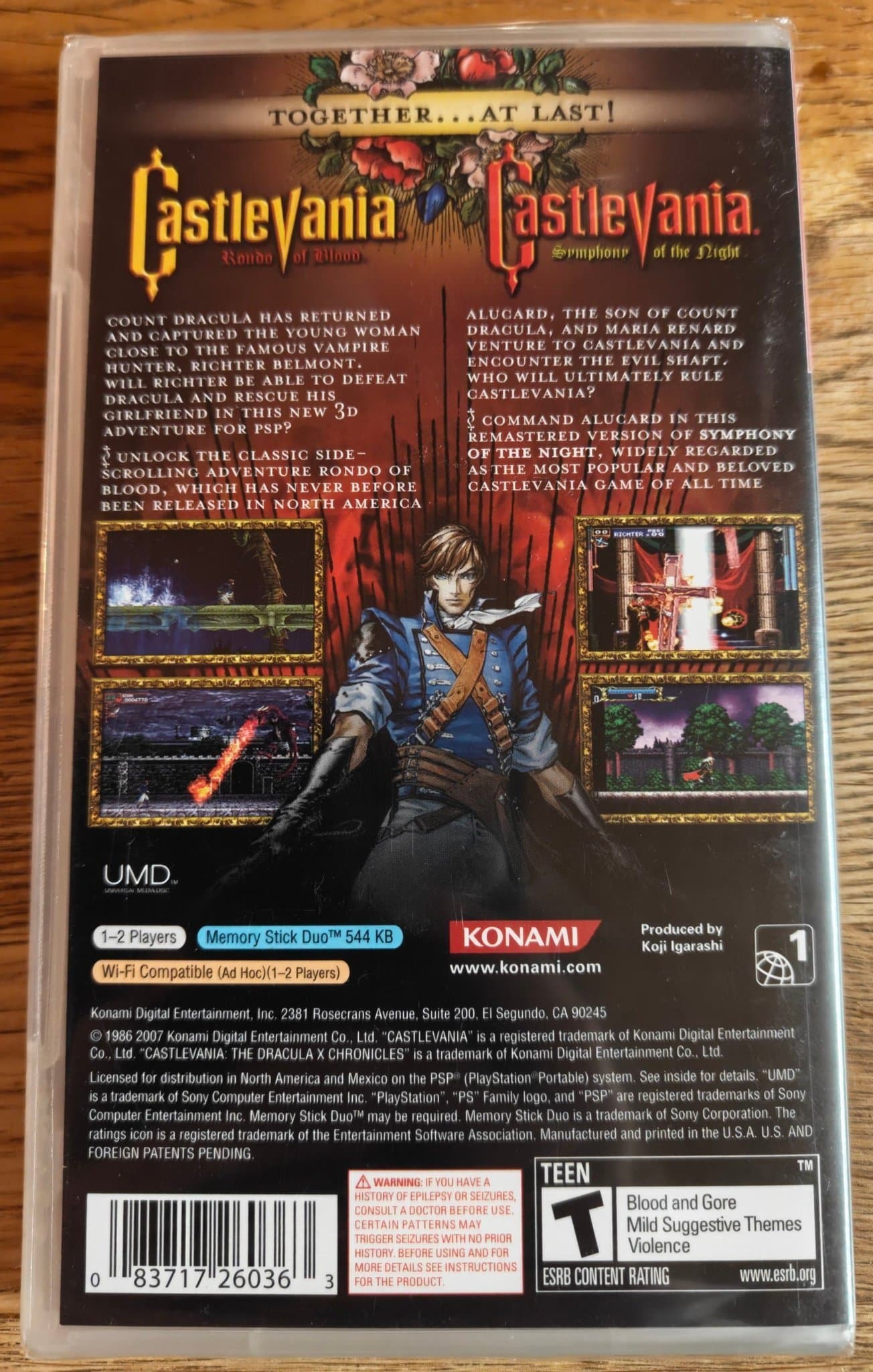 Castlevania The Dracula X Chronicles (PSP) (Ny och inplastat)