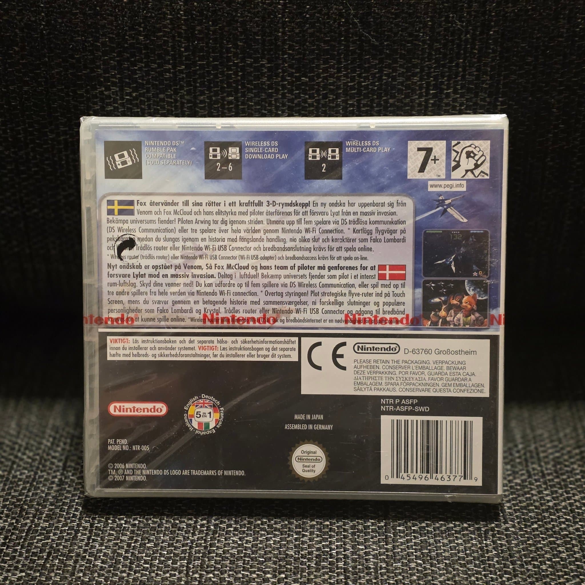 NY INPLASTAD! Svenska Utgåvan - Star Fox Command - Nintendo DS (StarFox)