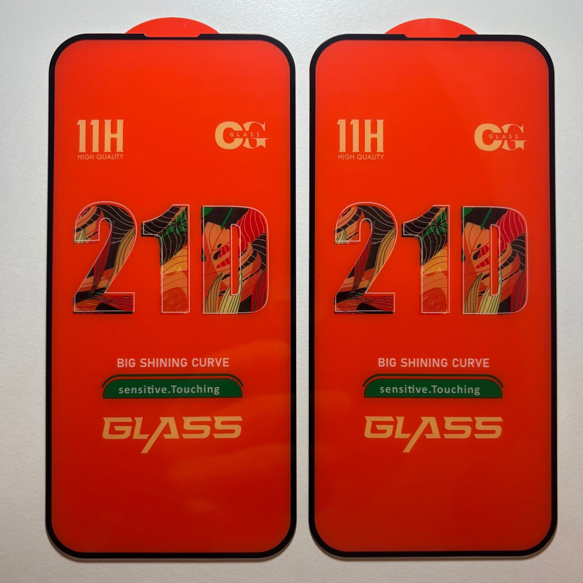 2-Pack iPhone 15 Plus - Skärmskydd i Härdat glas