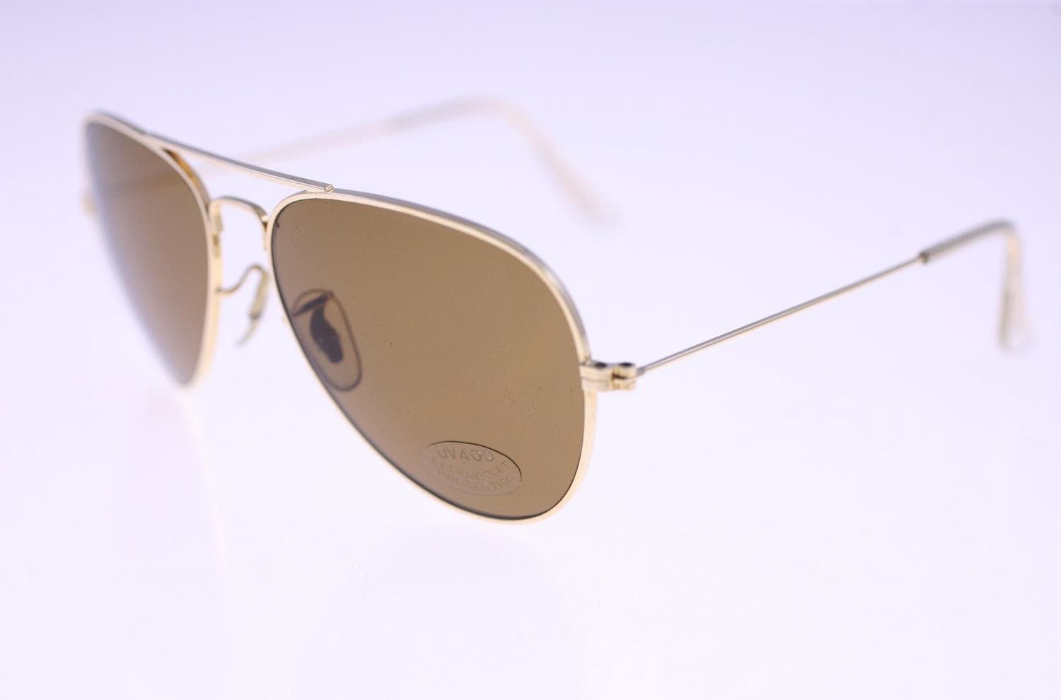 Captain 3577B vintage pilot-style unisex sunglasses-circa 1980s (Weight: 22g)
