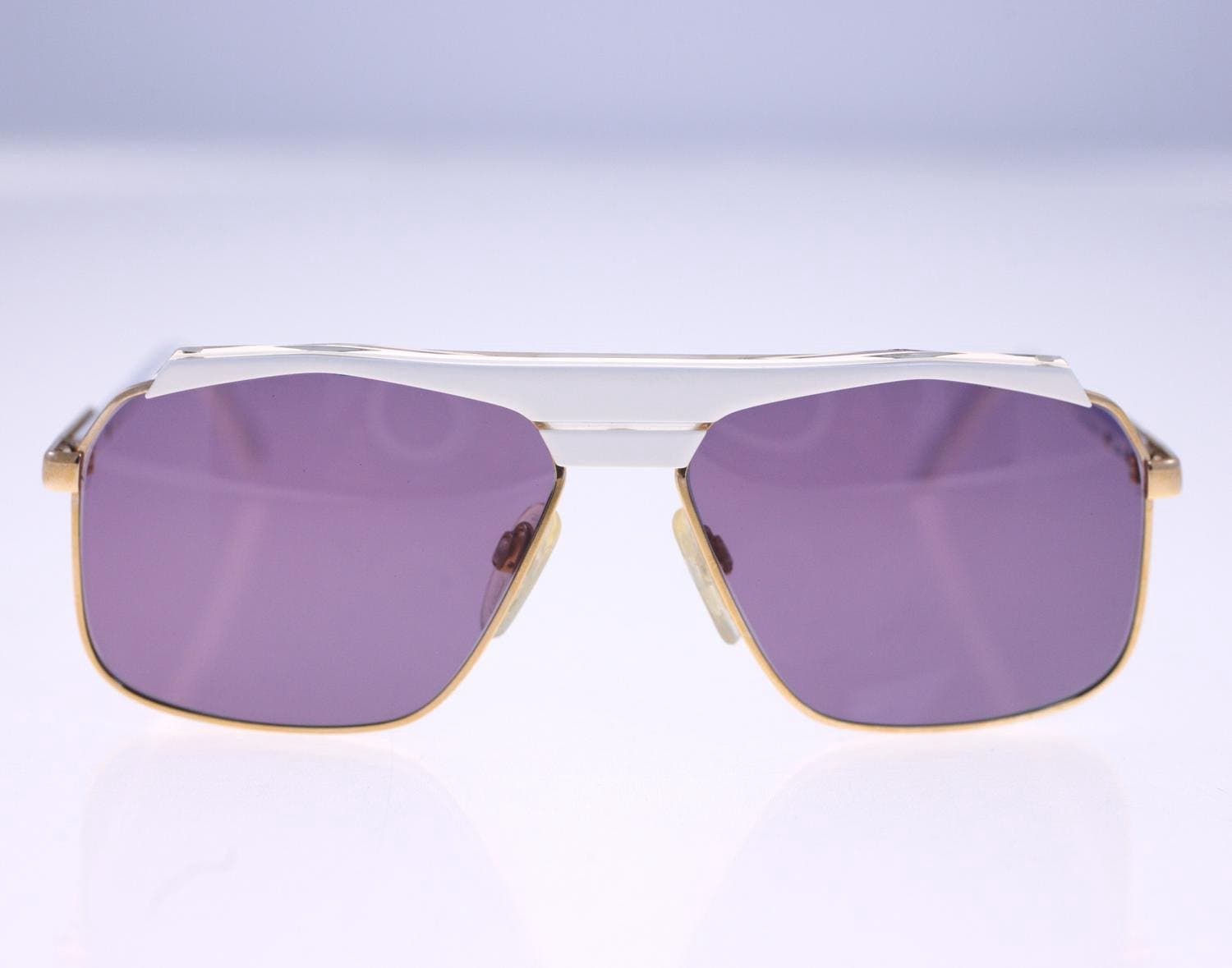 Cazal Mod.730 Col.180 unisex vintage pilot-style sunglasses-circa 1980s-38g