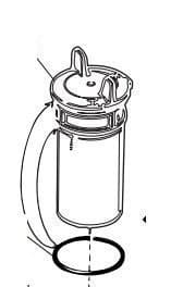 Bergborrmaskin Luftfilterhus Pionjär 120 Bergborr