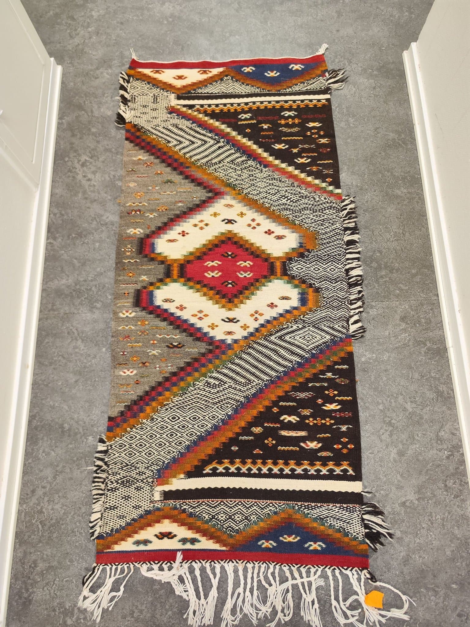 Nu äkta unik mästerverk Berber ull matta