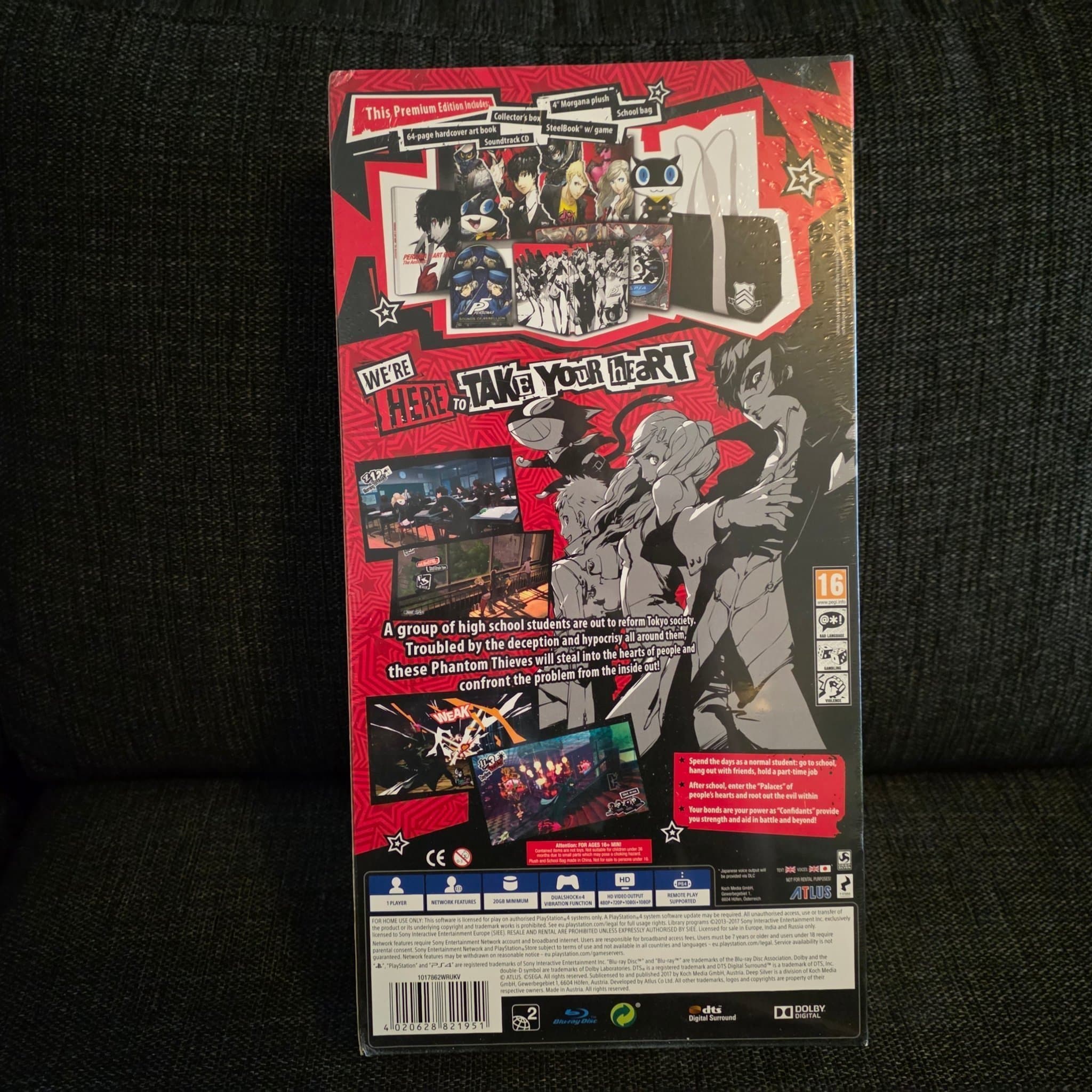 NY INPLASTAD! Persona 5 - Take Your Heart Premium Edition - PS4