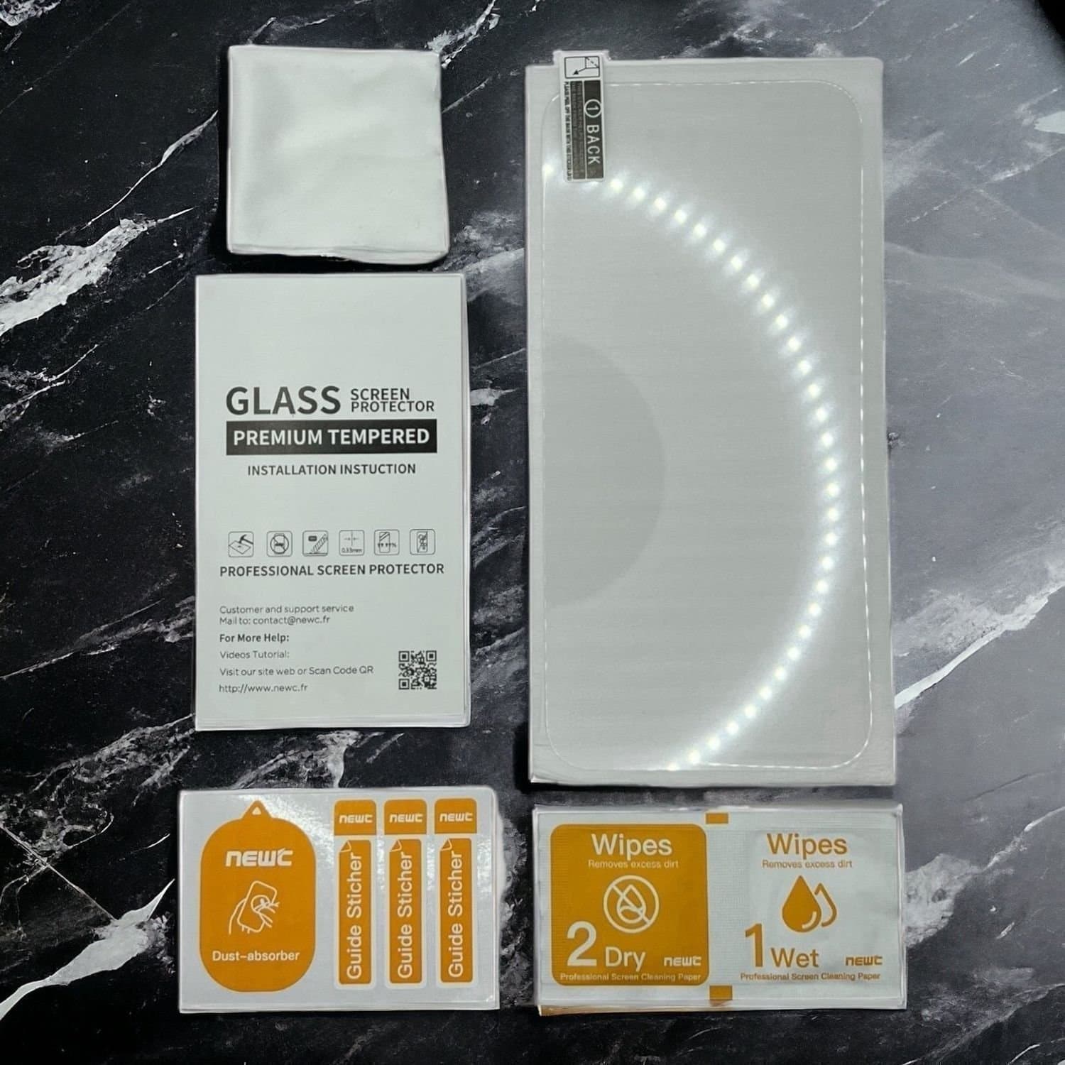 [Paket] Google Pixel 7 - Svart Skal + 2st 9H Härdat Glas Skärmskydd