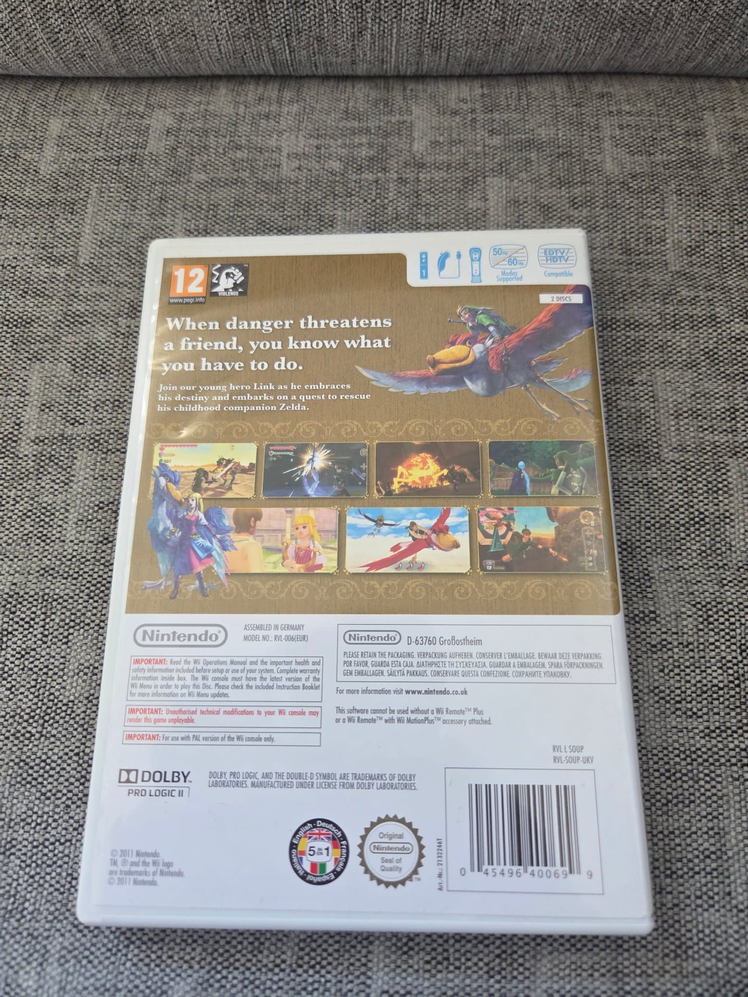 The Legend of Zelda: Skyward Sword - Special Orchestra CD - Nintendo Wii