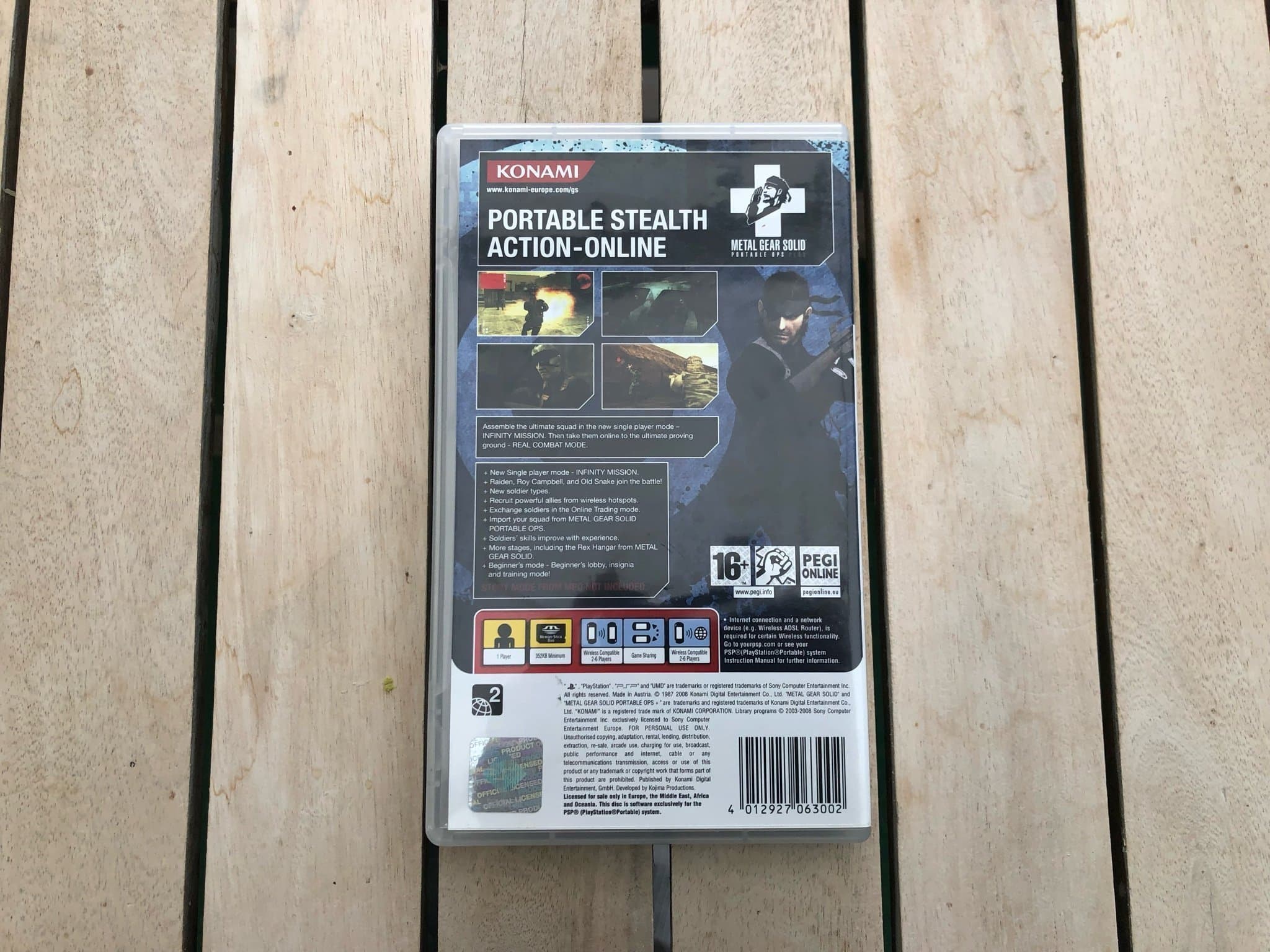 Metal Gear Solid: Portable Ops Plus - PSP