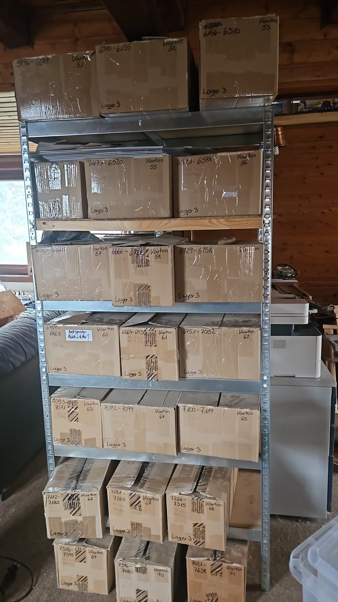 Smyckestillbehör XXL (6,9 kg) – Kartong 20 – 150+ delar – Pärlor & Cabochons