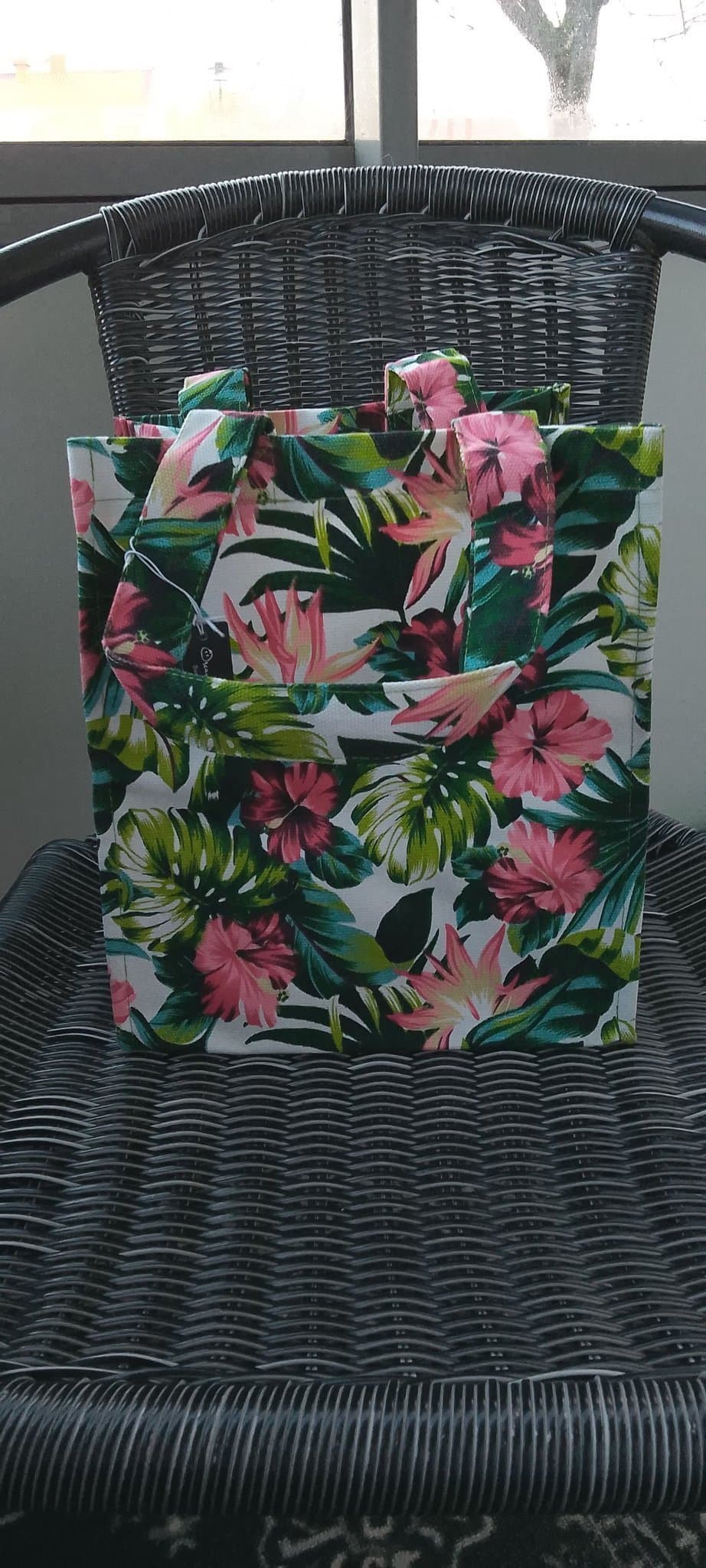 Oscar Löfstrand flerfärgade väska