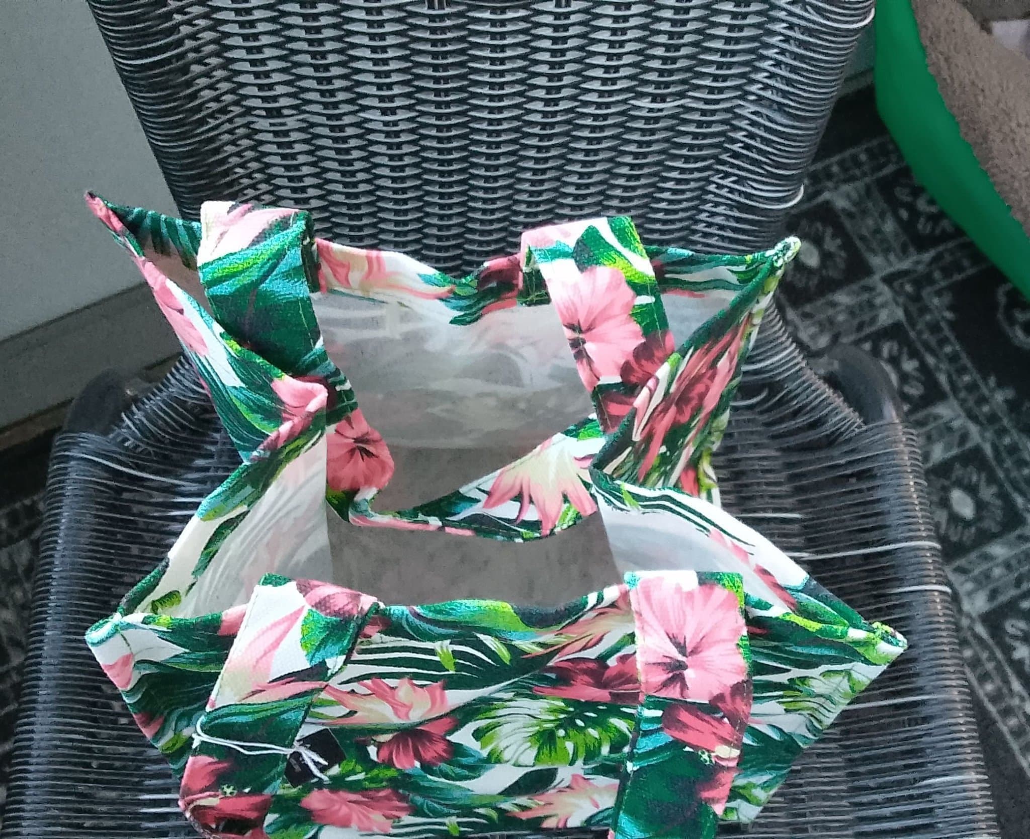 Oscar Löfstrand flerfärgade väska