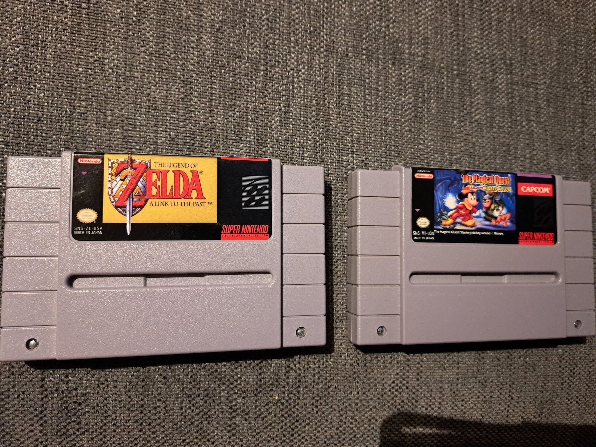 Zelda - Link to the past & Mickey Mouse Magical Quest