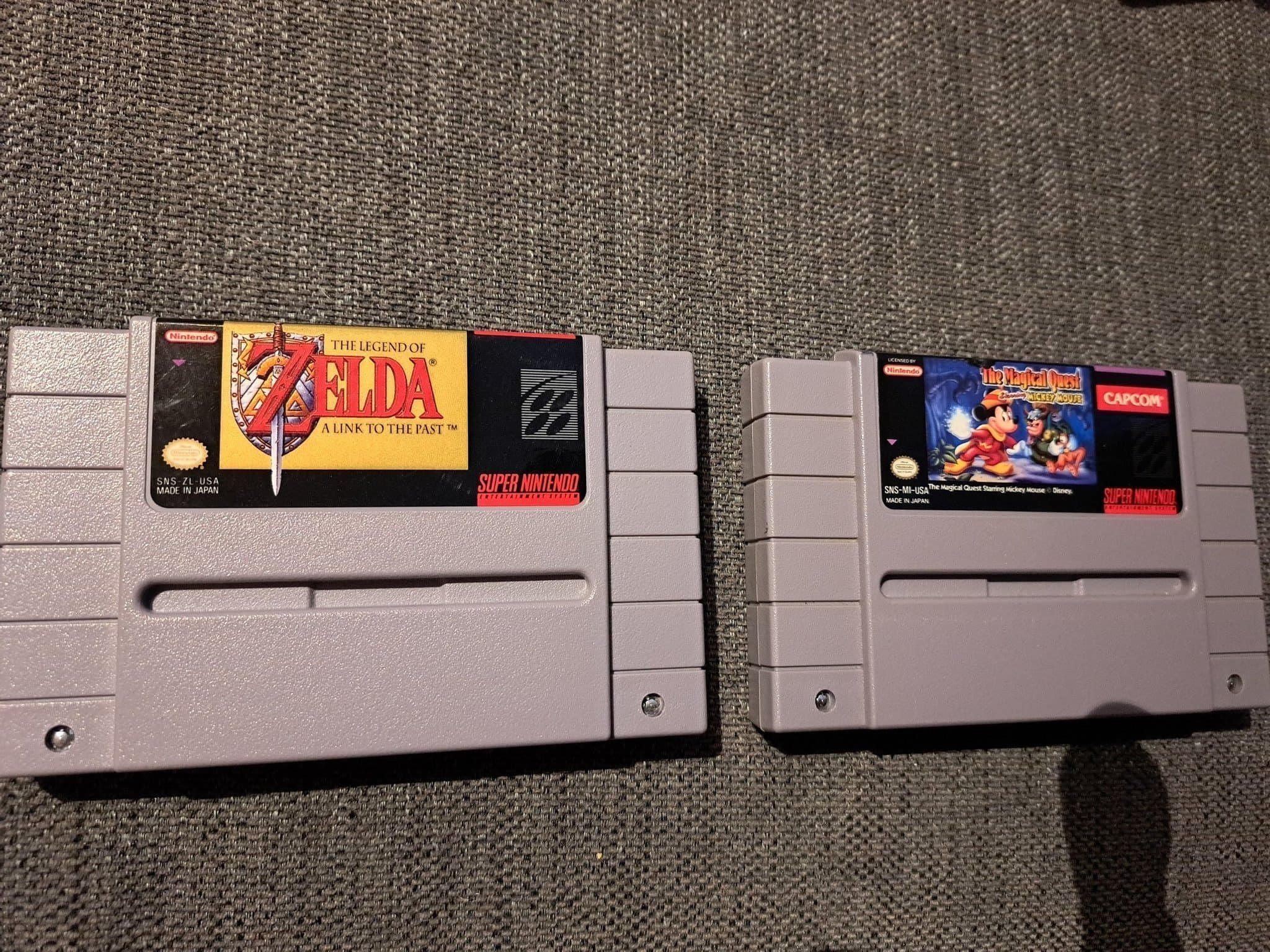 Zelda - Link to the past & Mickey Mouse Magical Quest