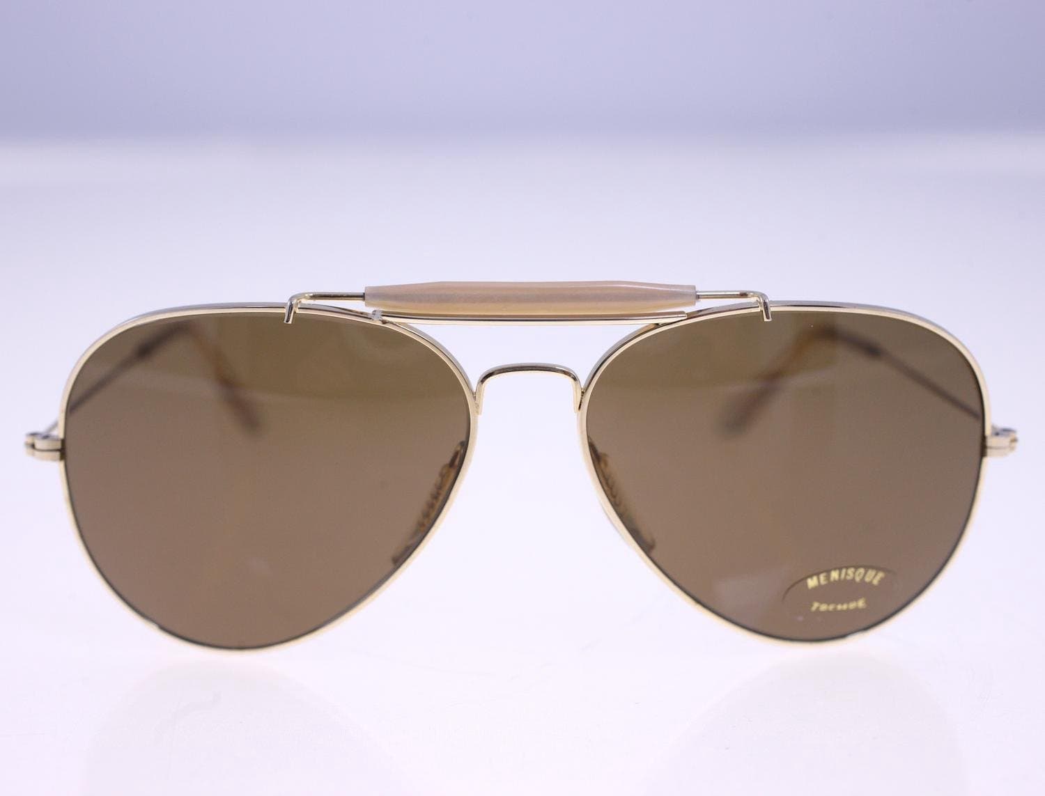 Mensique 'Nevada' 3587H vintage unisex pilot-style sunglasses-1980s-FREE POST